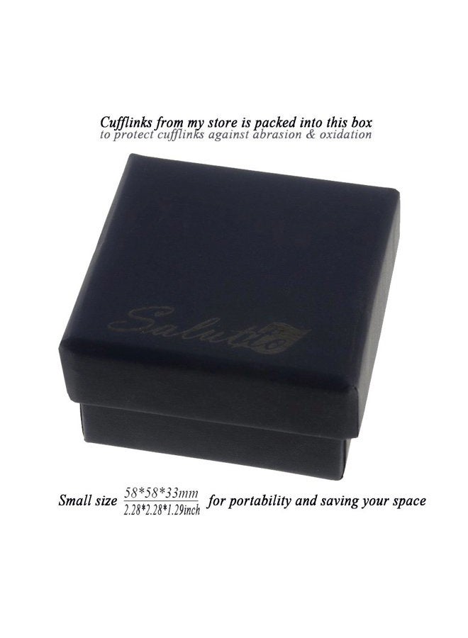 Salutto Men's Cute Shape Special Cufflink with Gift box - Image 5