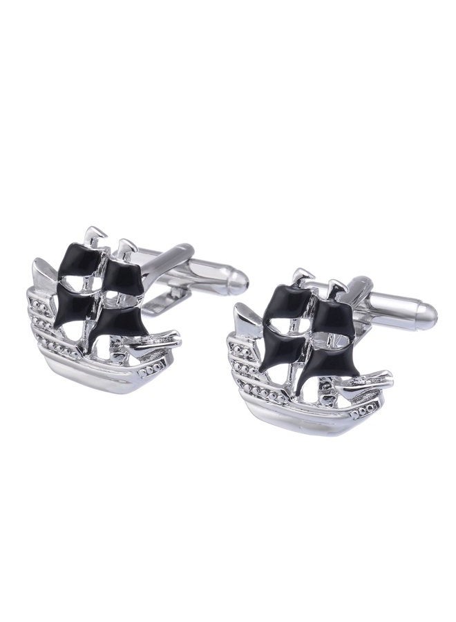 Salutto Men's Cute Shape Special Cufflink with Gift box - Image 1