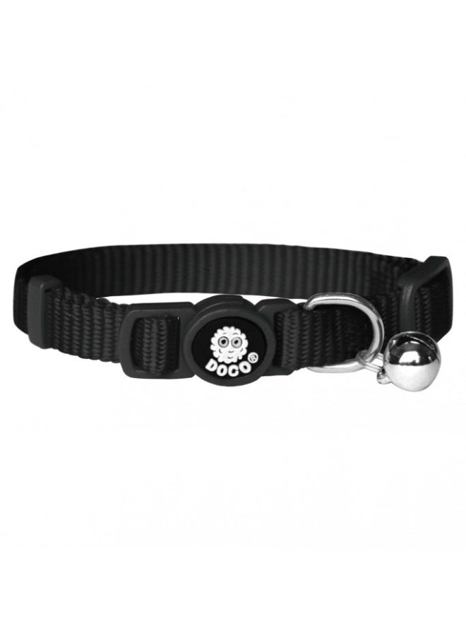 Doco Signature Cat Collar 1 x 19 - 31 cm - XS [Color - Black]