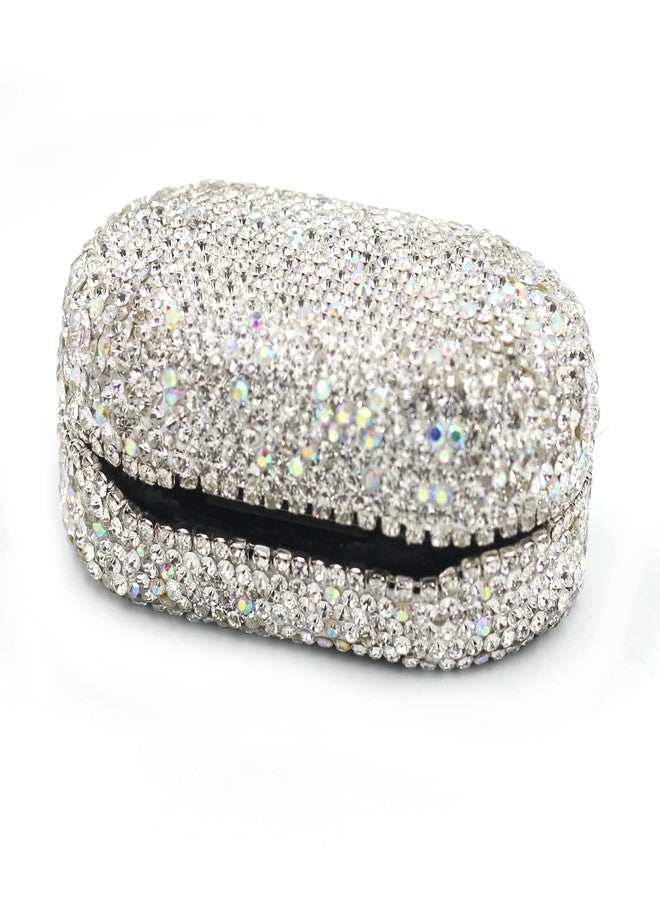 Bestbling Bling Luxury Ring Box Earrings Pendant Ring Case Jewelry Display Storage Box Gift Box for Proposal Ring, Ceremony, Wedding or Special Occasions (White) - Image 4