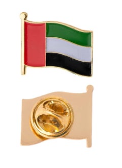 Yuwell Pack Of 12 Pcs United Arab Emirates Lapel Pin UAE Country Enamel Made Of Metal Souvenir Hat Men Women Patriotic Waving Flag Lapel Pin Badge UAE Mini Flag Badge  - Image 2