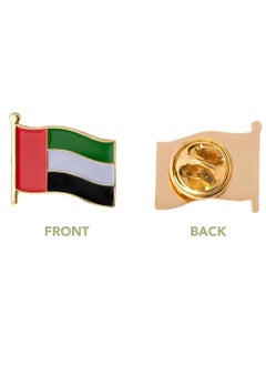 Yuwell Pack Of 12 Pcs United Arab Emirates Lapel Pin UAE Country Enamel Made Of Metal Souvenir Hat Men Women Patriotic Waving Flag Lapel Pin Badge UAE Mini Flag Badge  - Image 4