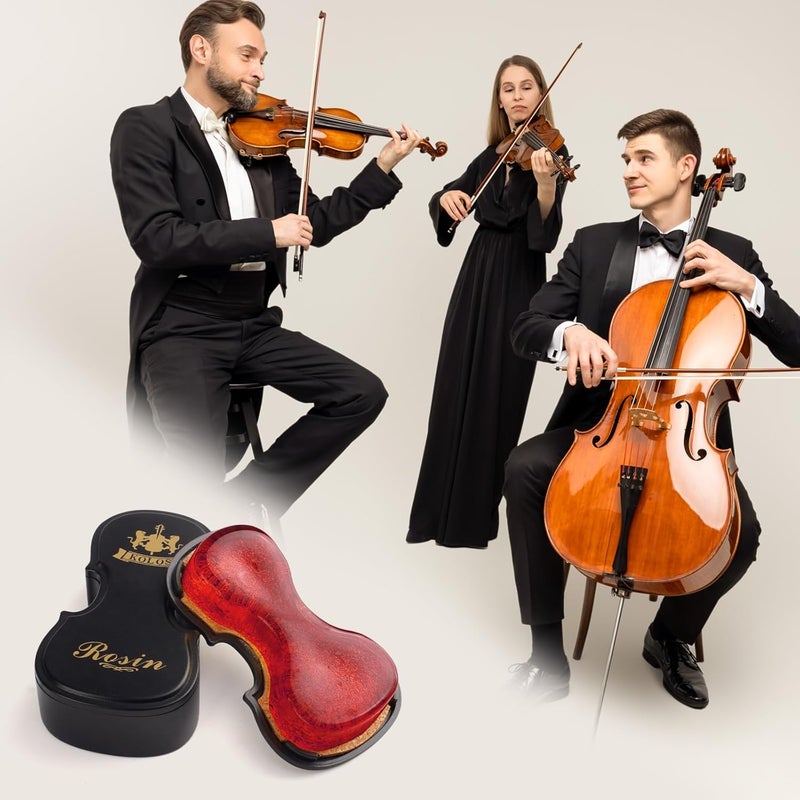 PUNK Natural Transparent Rosin Colophony Suited Violin Cello Viola and other Bowed String Instruments (2A) - Image 5