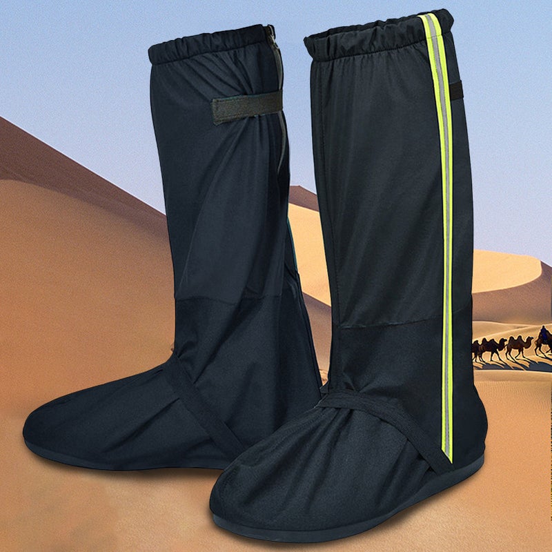 Waterproof Rain Boot Shoes Cover Lightweight Reusable Snow Desert Leg Gaiters with Reflector for Gardening Outdoor Sports - Image 1