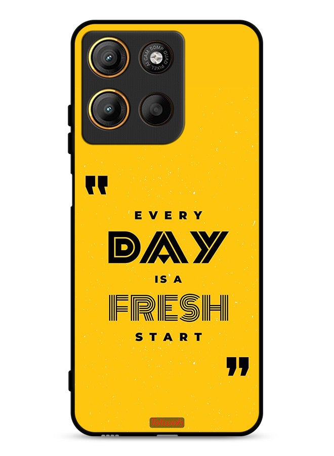 Tolwak Motorola Moto G15 Protective Case Cover Every Day Is A Fresh Start
