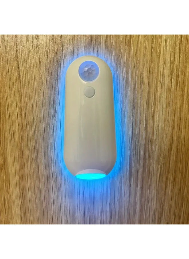 ضوء LED بمستشعر حركة قابل لإعادة الشحن عبر USB – ضوء ليلي لاسلكي سهل التثبيت – للإضاءة داخل الخزائن والممرات والسلالم والدواليب - Image 5