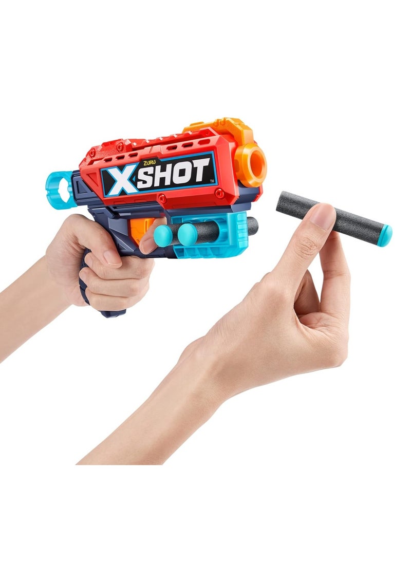 Zuru X-Shot ZURU X-Shot Excel Double Reflex 6 Blaster, Double Kickback Blaster Combo Pack, 48 Darts, 3 Cans  - Image 5