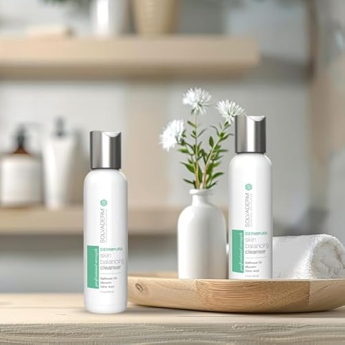 Solvaderm Dermpura Gentle Facial Cleanser – Daily Purifying Face Wash with Natural Botanicals for All Skin Types – Removes Dirt, Oil & Makeup Without Stripping Moisture – pH-Balanced & Soothing - Image 5
