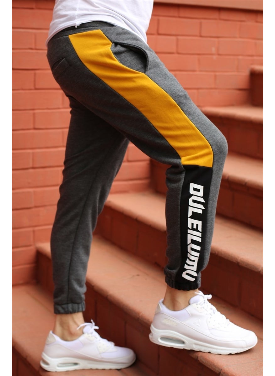 Madmext - 2719 Smoked Tracksuit - Side Stripe Printed - Image 1