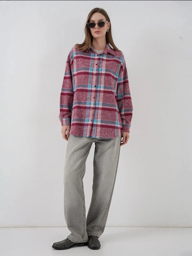 بيغ دارت قميص فلانيل بقصة عادية من