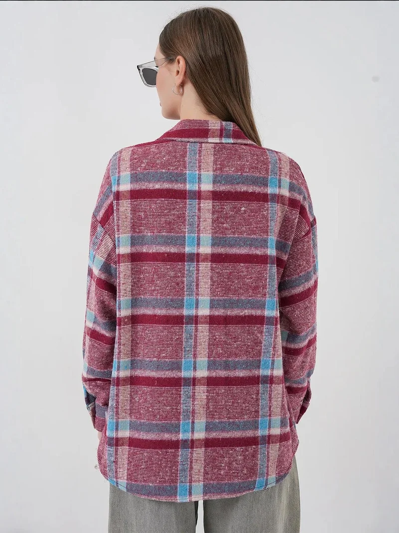 بيغ دارت قميص فلانيل بقصة عادية من