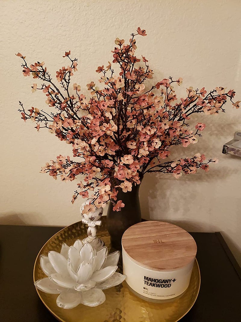 WEISPARK زهور نفس الطفل الاصطناعية WEISPARK زهور حرير صناعي نباتات مزيفة أوروبية باقة DIY زهور مزيفة لمكتب المطبخ الزفاف المطعم زينة مركز الحفلات - Image 3