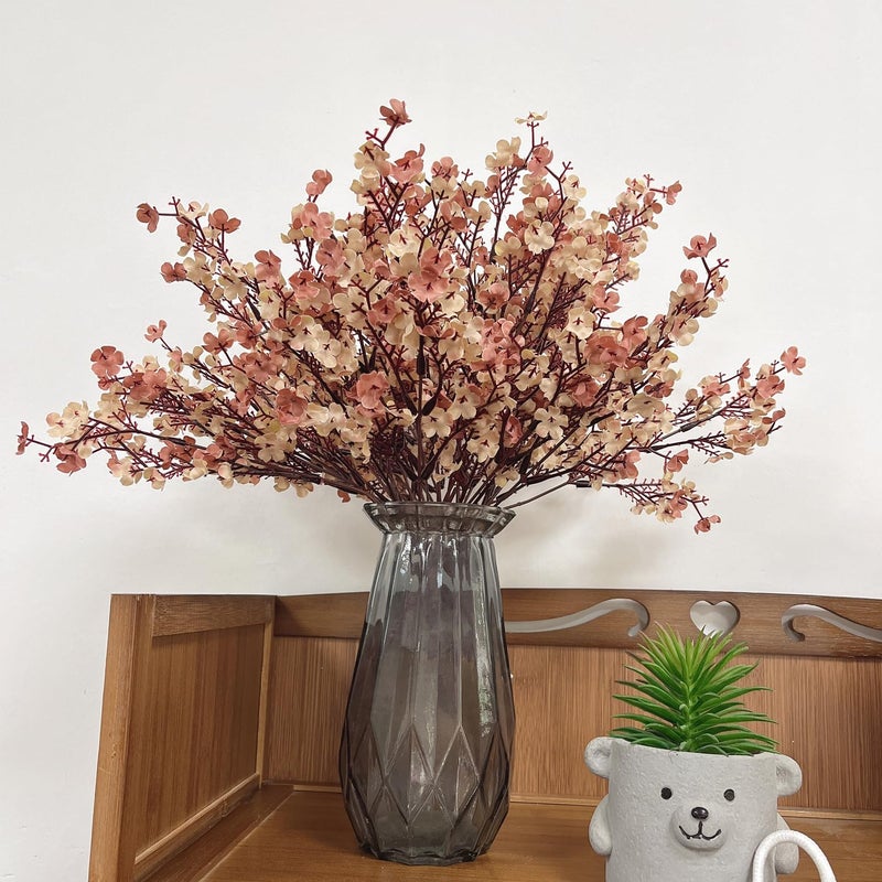 WEISPARK زهور نفس الطفل الاصطناعية WEISPARK زهور حرير صناعي نباتات مزيفة أوروبية باقة DIY زهور مزيفة لمكتب المطبخ الزفاف المطعم زينة مركز الحفلات - Image 2