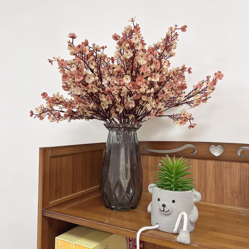 WEISPARK زهور نفس الطفل الاصطناعية WEISPARK زهور حرير صناعي نباتات مزيفة أوروبية باقة DIY زهور مزيفة لمكتب المطبخ الزفاف المطعم زينة مركز الحفلات - Image 5