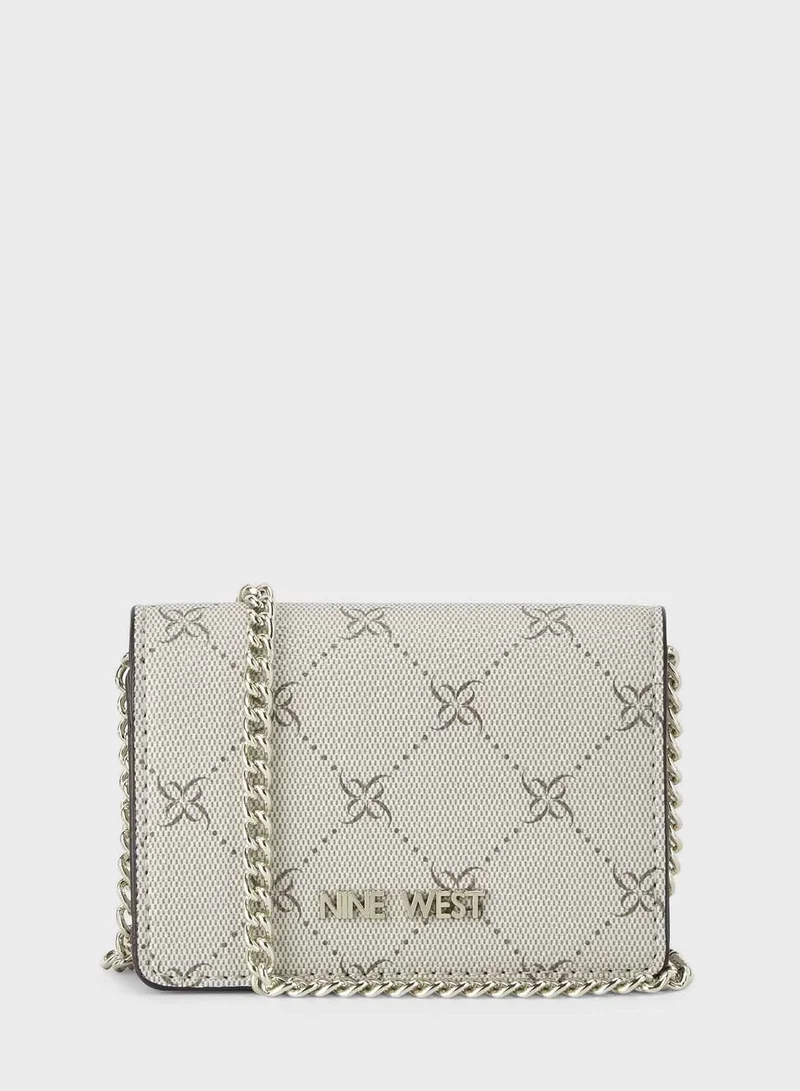 NINE WEST Laney Micro Chain Cardholder