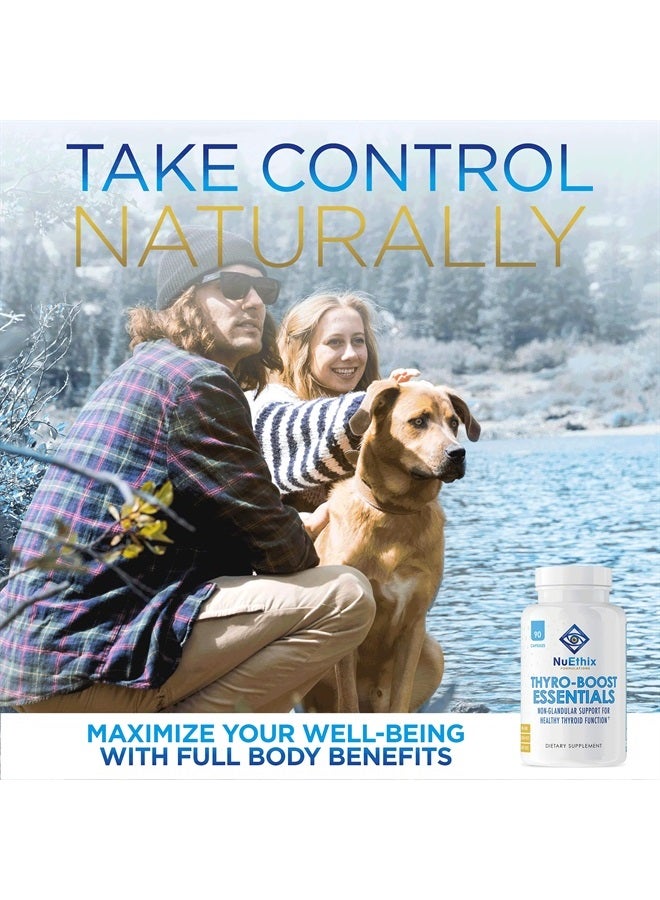 NuEthix Formulations Thyro-Boost Essentials, Non-Glandular Support to Assist with Optimal Thyroid Function, 90 Capsules - Image 4