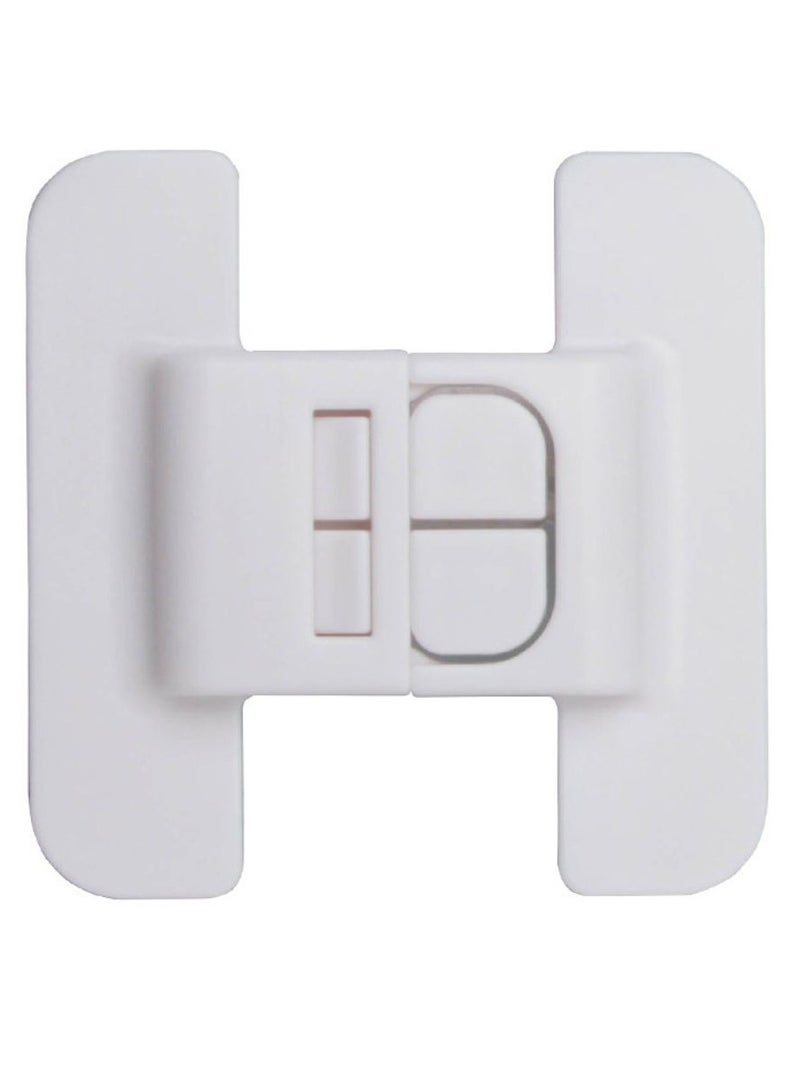 Turtees™ Door Locks for Babies with Double Buckle Design (White) - Image 1