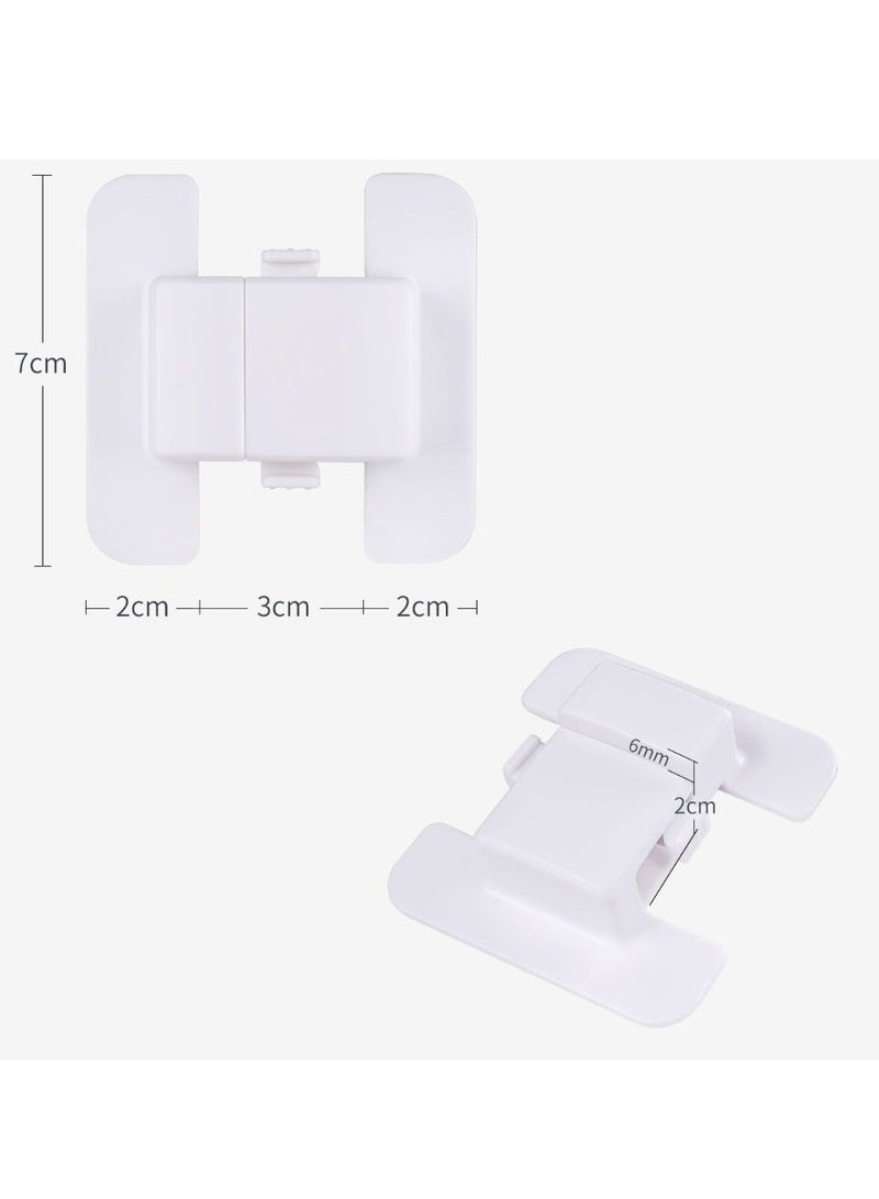 Turtees™ Door Locks for Babies with Double Buckle Design (White) - Image 3