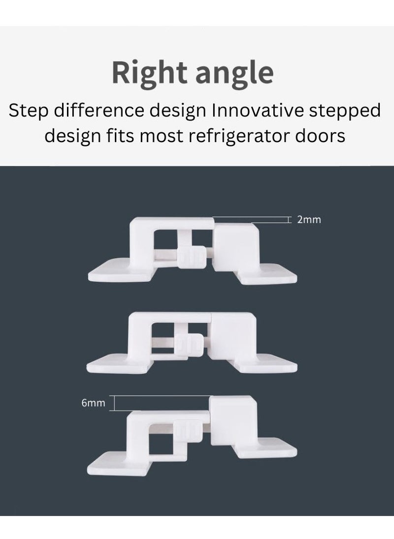 Turtees™ Door Locks for Babies with Double Buckle Design (White) - Image 4