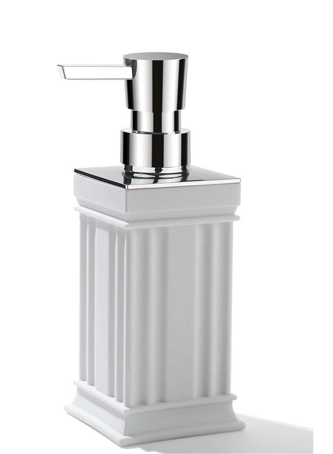 هابي هوم موزع صابون لوشن فارغ قابل لإعادة التعبئة للمطبخ والحمام مربع 250 مل - Image 1