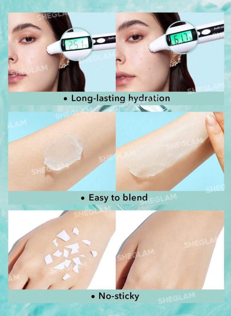 SHEGLAM Glacier Glo Smoothing Primer Face Before Makeup Clear - Image 4