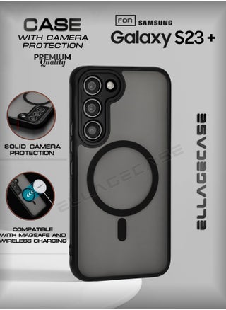 Case for Samsung Galaxy S23 Plus, Ultra Thin Frameless Case With MagSafe Wireless Charging, Solid Camera Protection, Shockproof Magnetic Black Cover - pzsku/Z6FA9A1FD4C5ED9616038Z/45/_/1728900366/c598d57c-6fd3-42ec-b537-4d55cd472035