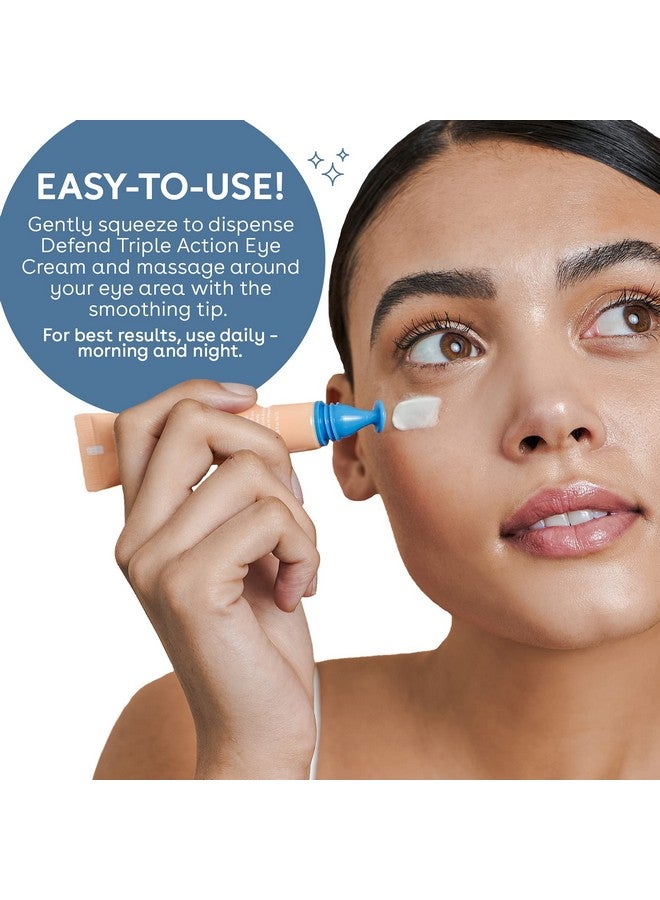 Nuria Defend Triple Action Eye Cream For Dark Circles Puffiness And Fine Lines Nourishing Under Eye Cream With Ginseng And Mulberry Root 15Ml/0.5 Fl Oz - Image 5