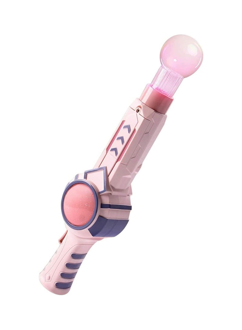 عام منفاخ فقاعات سحري آلي مرن للأطفال - عصا فقاعات مع سائل فقاعات لحفلات الزفاف وأعياد الميلاد وحمامات الأطفال - Image 1