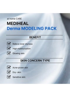 MEDIHEAL Derma Modeling Pack (Hyaluronate) Deep Hydrating For Moist Skin Easy Diy Home Spa Kits Hydrating Icy Jelly Mask For Skin Refreshment  - Image 4