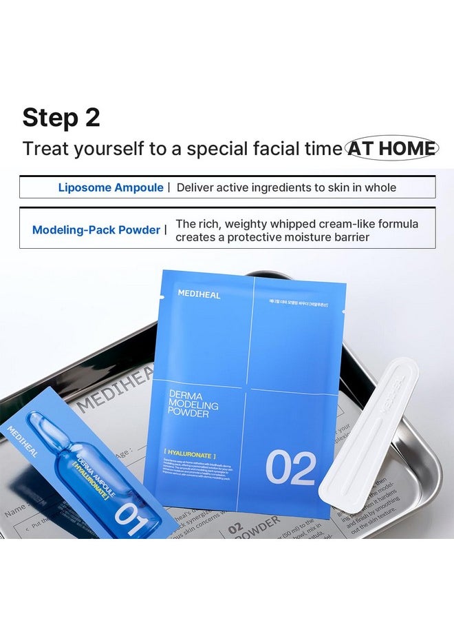 MEDIHEAL Derma Modeling Pack (Hyaluronate) Deep Hydrating For Moist Skin Easy Diy Home Spa Kits Hydrating Icy Jelly Mask For Skin Refreshment  - Image 5