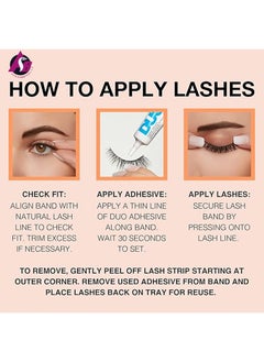 Everytime53 Everytime53 Women's Half & Half Eye Lashes - M19  - Image 4