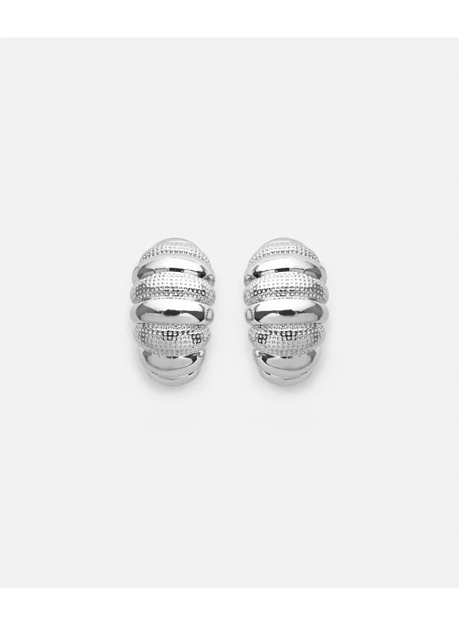 إبيكيول Contrast Textured Earrings