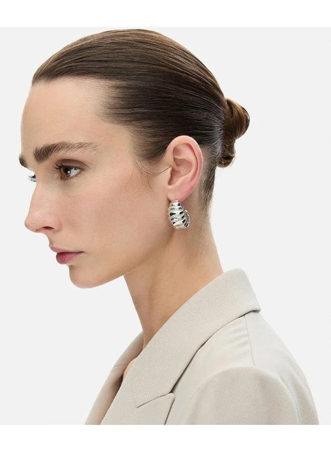 إبيكيول Contrast Textured Earrings
