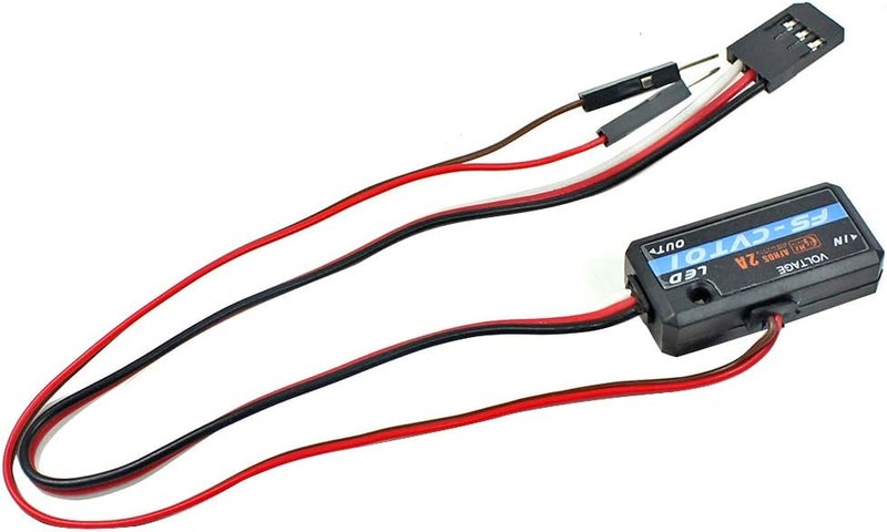 Flysky مجموعة وحدة بيانات قياس درجة الحرارة لجهاز الإرسال والاستقبال FPV Racing لجمع الجهد عبر ناقل تسلسلي لجهاز FS I6 I10 IT4S TX IA6B IA4B IA10B RX IBus (FS-CVT01) - Image 5