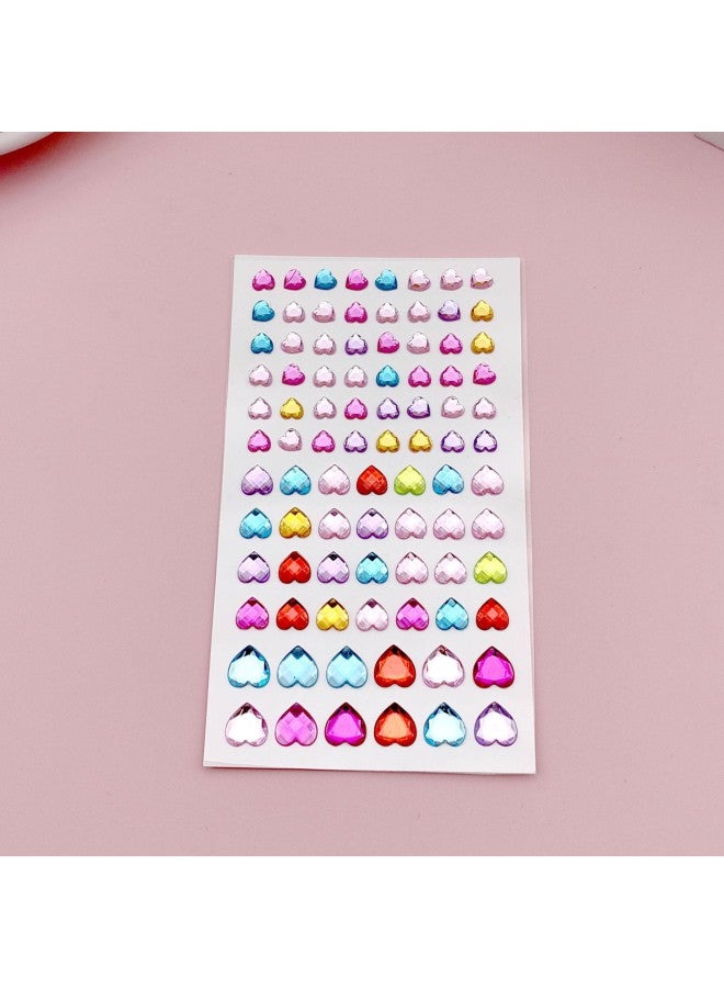Explosions DIY Acrylic Diamond Sticker Photo Frame Decorative Sticker Accessories Material Closed Bag Water Drops Love Piece-Specifications Support Image Upload:42 8MM Round Diamonds-water Blue - Image 1