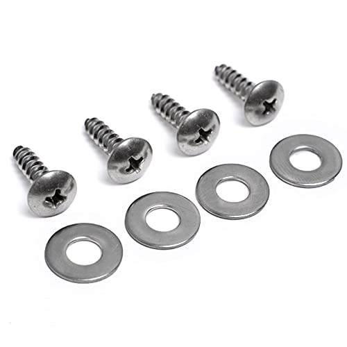 HPP Stainless Steel License Plate Screws Compatible with Subaru Models - Image 1