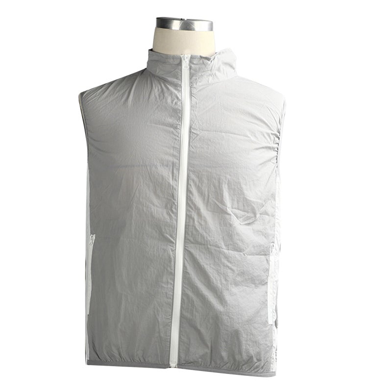 Cooling Vest for Men Women Air Conditioned Clothes with 2 Fans Wearable Cooling Fan Vest for Work Fishing Hiking Outdoor Grey L - Image 5