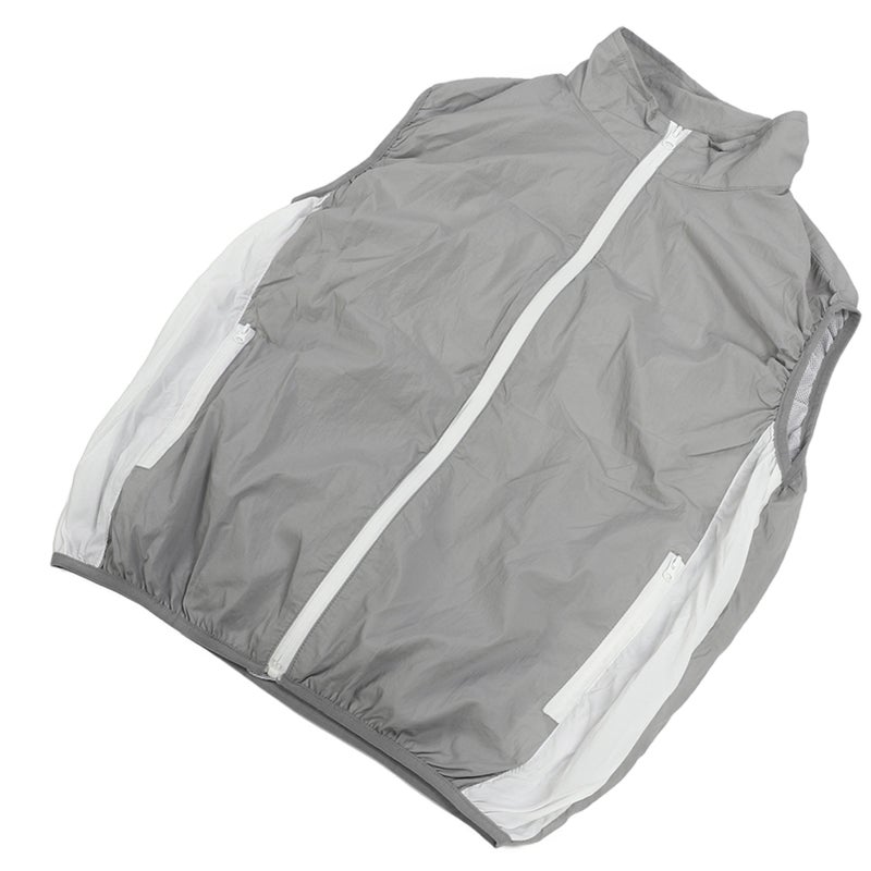 Cooling Vest for Men Women Air Conditioned Clothes with 2 Fans Wearable Cooling Fan Vest for Work Fishing Hiking Outdoor Grey L - Image 2