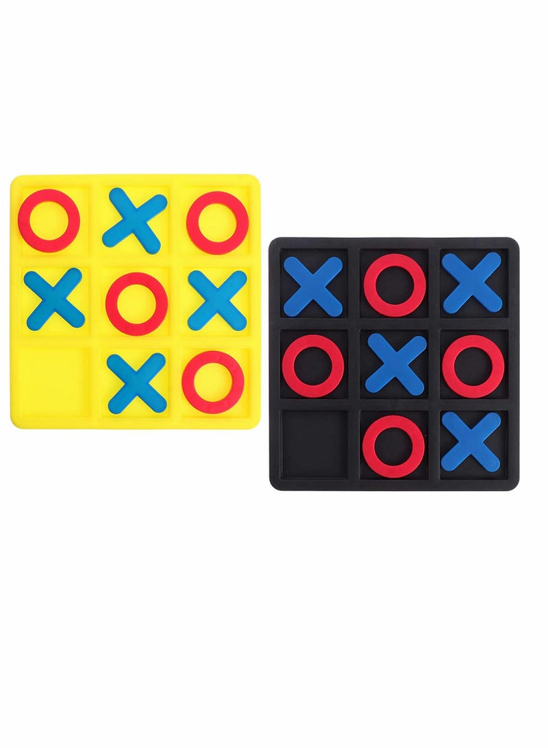 KASTWAVE Board Games, Tic Tac Toe Game Board, Game Strategy Board, Game Family Games Night, Classic Board Games Tactile Puzzle, 2 Boxes - Image 3