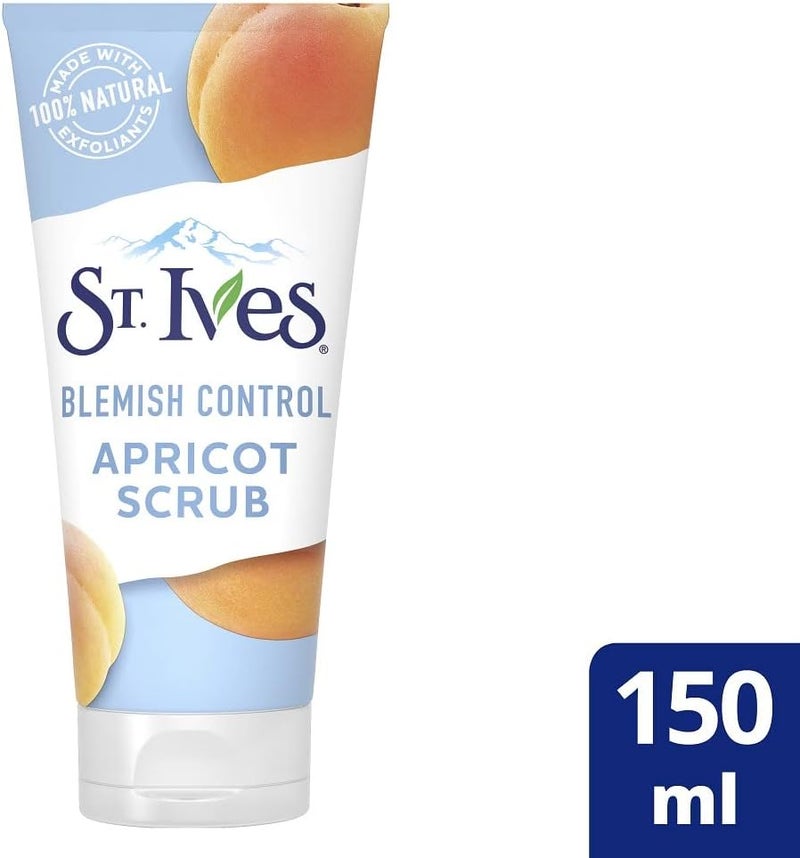 St. Ives Blemish Control Apricot Scrub - 150ml Exfoliating Facial Scrub - Image 2