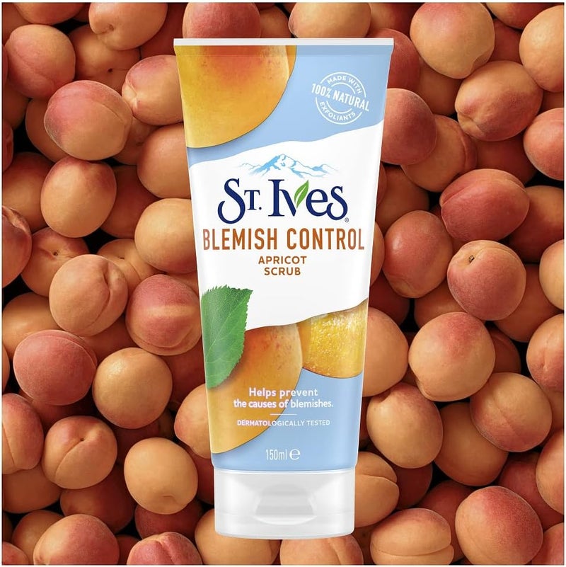 St. Ives Blemish Control Apricot Scrub - 150ml Exfoliating Facial Scrub - Image 5