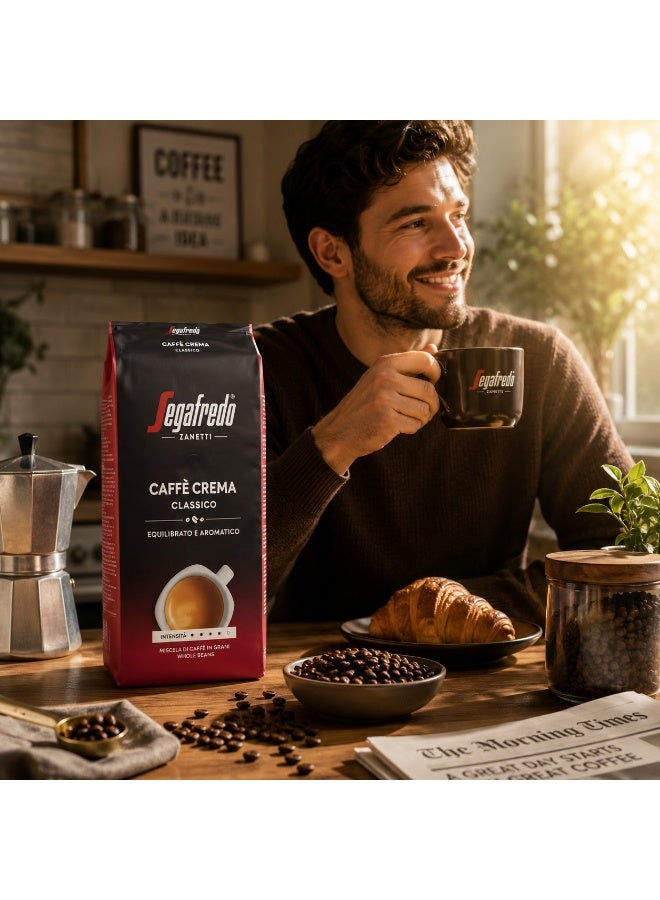 Segafredo Caffè Crema Classico Coffee Beans 1kg - Image 2