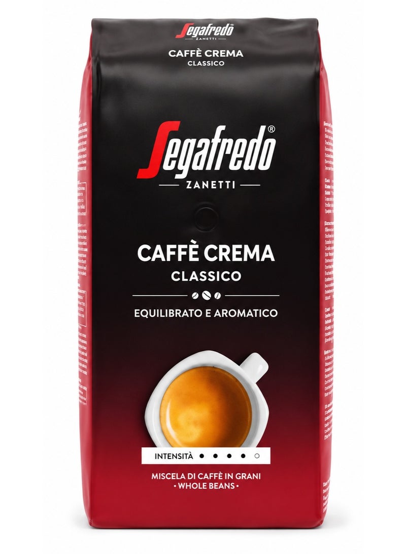 Segafredo Caffè Crema Classico Coffee Beans 1kg - Image 1
