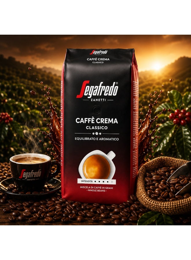 Segafredo Caffè Crema Classico Coffee Beans 1kg - Image 4