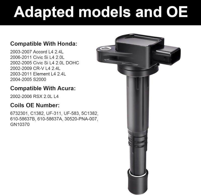 Hchenup Ignition Coil for Honda and Acura Vehicles - Image 3