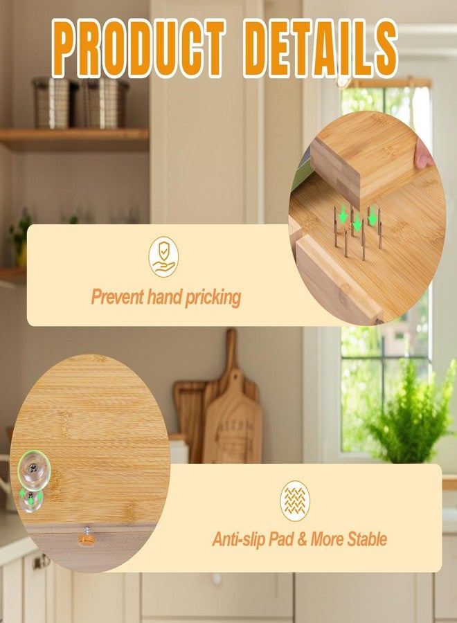 DigNew Adaptive One-Handed Cutting Board,with Bread Stops,Rubber Band Attachment,Steel Spikes,Replaceable Grater,Anti-slip Bottom - Perfect for One-handed Person & Disabled - Image 5