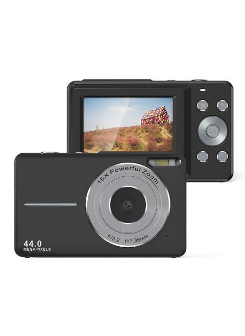 Autofocus Digital Camera for Kids - FHD 1080P 44MP - Rechargeable Compact Mini Camera with 16X Digital - Portable Pocket Camera - With 32GB Memory Card