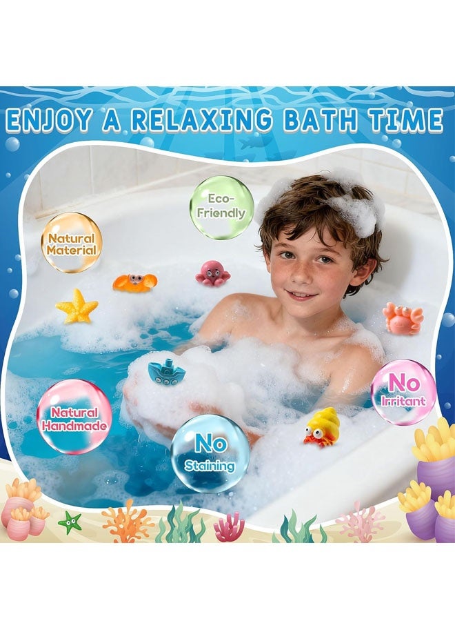 Beauenty Bath Bombs for Kids,20 Pack Bath Bombs with Surprise Toys Inside for Boys and Girls,Non-Toxic Bubble Bath Bombs with Marine Life Toys for Kids,Perfect for Birthday,Christmas (style 3) - Image 5