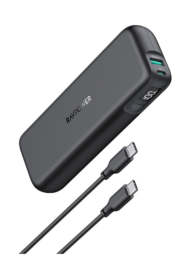 راف باور RP-PB203 PD Pioneer 30W 2-Port Power Bank مع شاشة LED - Image 1