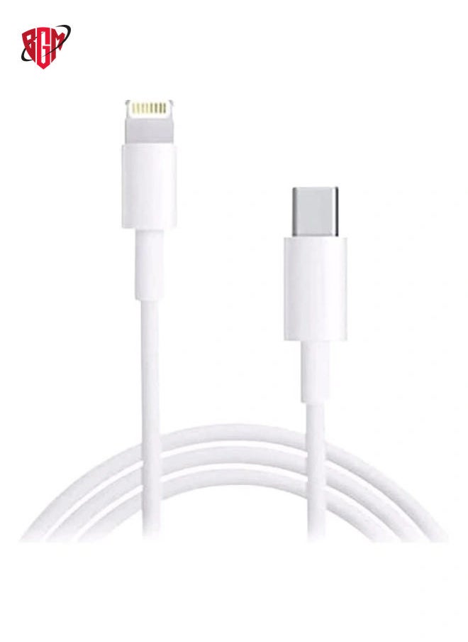 BGM - 20-W Apple Charger Uk Plug Type C Adapter With 1m Iphone Fast Charging Cable Universal Travel Adapter Usb-c Plug Compatible For All Iphone Device 14/13/12/11 Pro And Pro Max / 8 Plus/X Max/Etc - Image 1